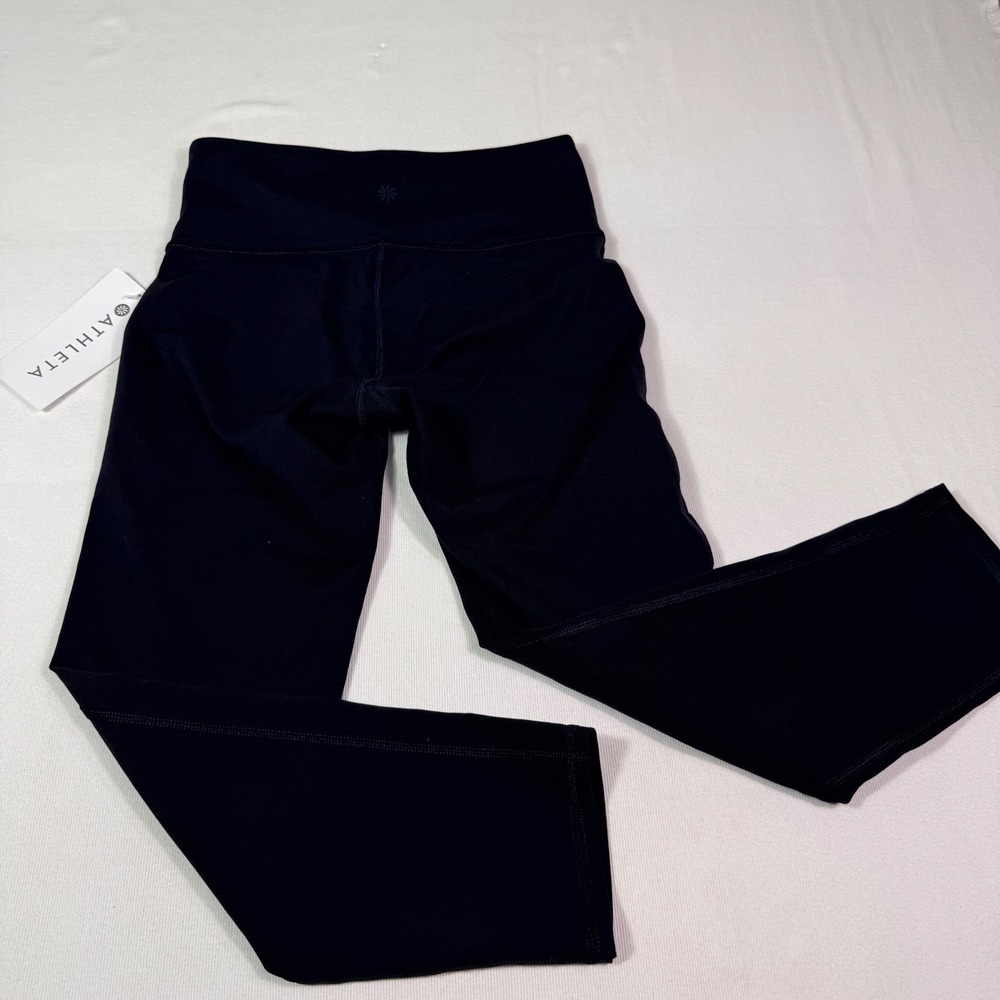Athleta Chaturanga Capri XS Black High Rise Wicking Activewear Leggings 816130 - Picture 13 of 13